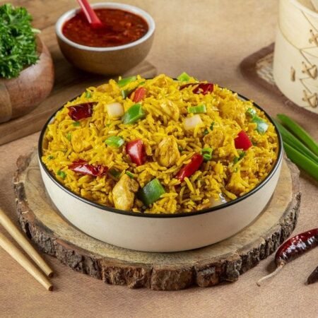 Chicken Singapore Fried Rice