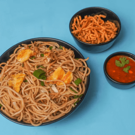 Egg Hakka Noodles